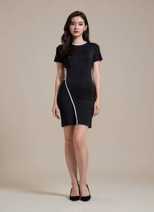 Robe courte noir TALLY WEIJL femme