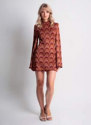 Robe courte rose MANGO femme