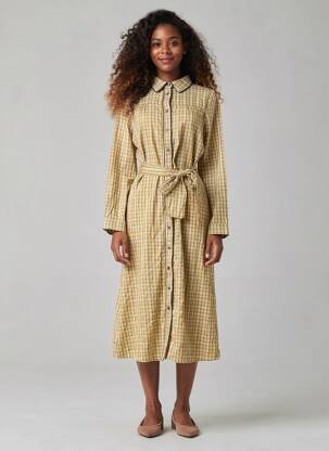 Robe longue jaune LE FABULEUX MARCEL DE BRUXELLES femme