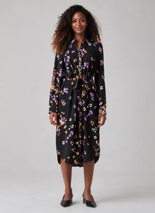 Robe longue noir VERO MODA femme