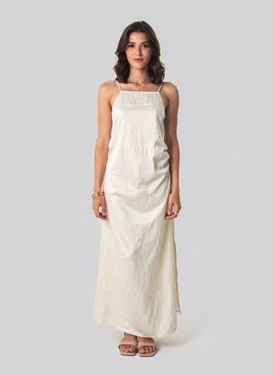 Robe longue blanc VILA femme