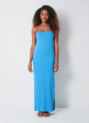 Robe longue bleu ONLY femme