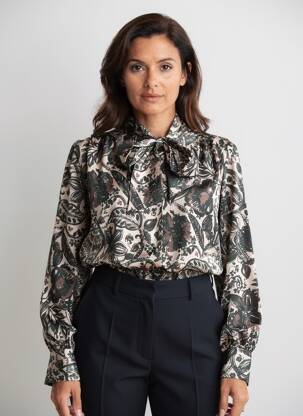 Chemisier noir ZABAIONE femme