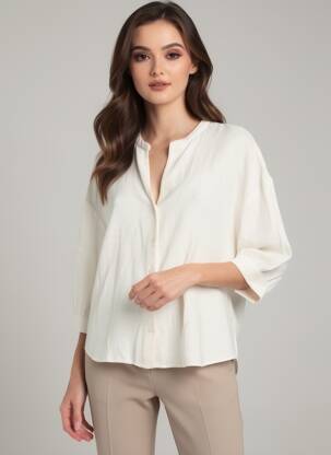 Chemisier blanc TOM TAILOR femme
