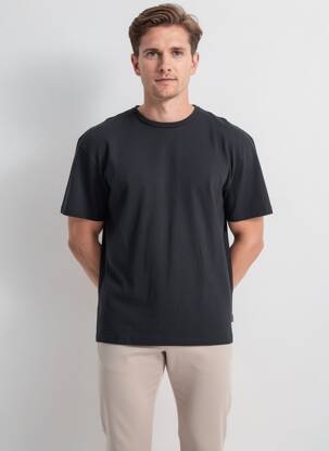 T-shirt noir JACK & JONES homme