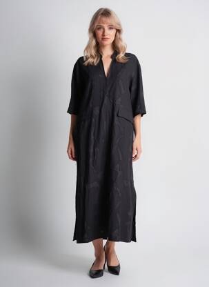 Robe longue noir ASTRID BLACK LABEL femme