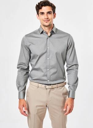 Chemise manches longues bleu JACK & JONES homme