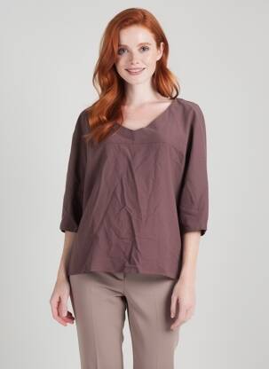 Blouse violet YUGEN femme