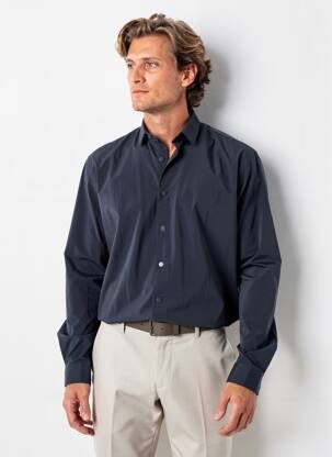 Chemise manches longues bleu JACK & JONES homme