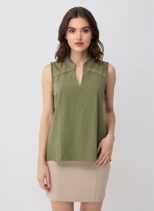 Débardeur vert NAF NAF femme