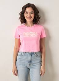 T-shirt rose TALLY WEIJL femme