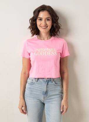 T-shirt rose TALLY WEIJL femme
