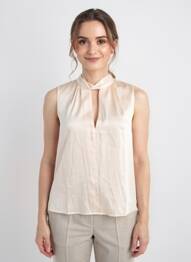 Blouse beige MANGO femme