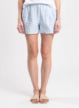 Short coupe droite bleu PIECES femme