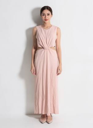 Robe longue rose VICOLO femme