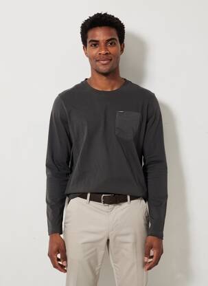 T-shirt noir GARCIA homme