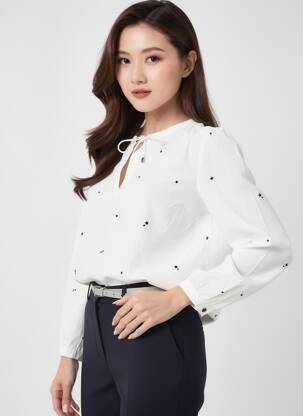 Blouse blanc STREET ONE femme