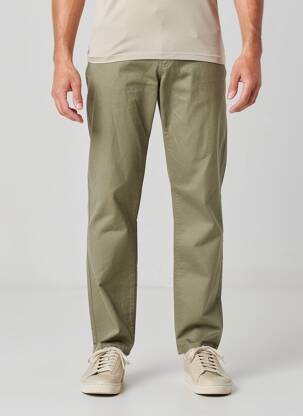 Pantalon droit vert PIERRE CARDIN homme