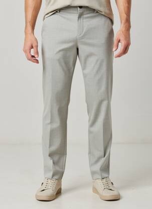 Pantalon droit gris PLAIN homme