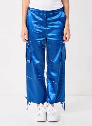 Pantalon cargo bleu NOOR BY NORA GHARIB femme