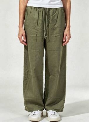Pantalon large vert SUBDUED femme