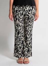 Pantalon droit noir MORGAN femme