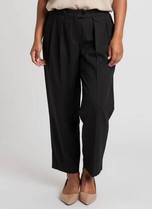 Pantalon droit noir ASTRID BLACK LABEL femme