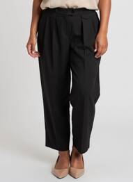Pantalon droit noir ASTRID BLACK LABEL femme
