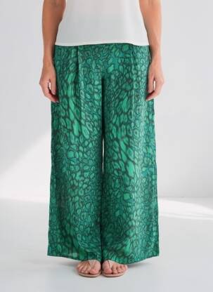 Pantalon droit vert VERO MODA femme