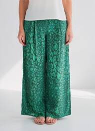Pantalon droit vert VERO MODA femme