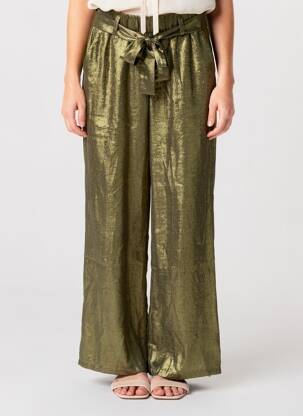 Pantalon droit vert VILA femme