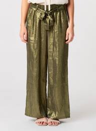 Pantalon droit vert VILA femme