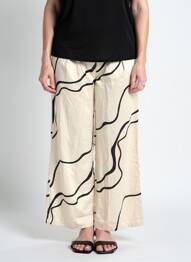 Pantalon large beige VERO MODA femme