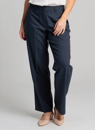 Pantalon droit taille haute taille haute bleu JJXX femme