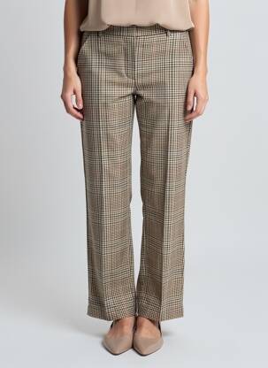 Pantalon droit taille normale taille normale marron VERO MODA femme