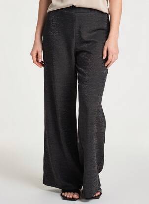 Pantalon droit noir NOOR BY NORA GHARIB femme