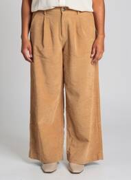 Pantalon large marron LE FABULEUX MARCEL DE BRUXELLES femme