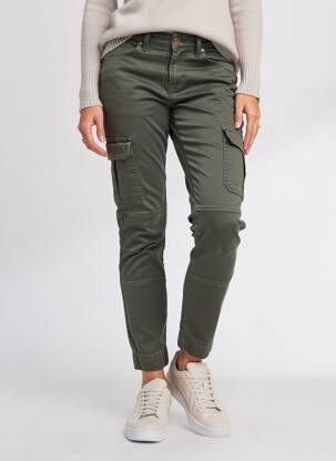 Pantalon cargo gris ONLY femme