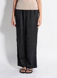 Pantalon large noir LOAVIES femme