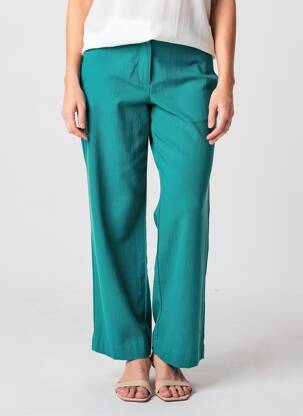 Pantalon droit taille haute taille haute vert VERO MODA femme