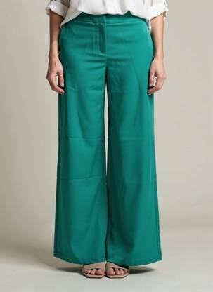 Pantalon large bleu VERO MODA femme