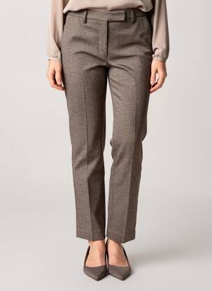 Pantalon droit gris MANGO femme