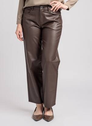 Pantalon droit marron SORBET femme