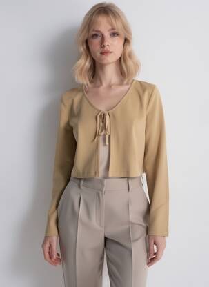 Veste casual beige JJXX femme