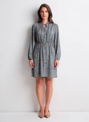 Robe courte bleu ONLY femme