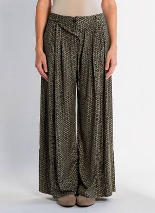 Pantalon large noir YOUNG DESIGNERS femme