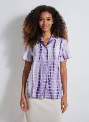 Chemisier violet CEMI femme
