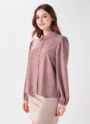 Chemisier violet JACQUELINE DE YONG femme