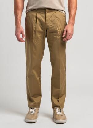 Pantalon droit beige MANGO homme
