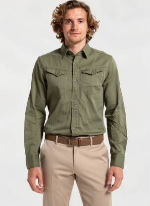 Chemise manches longues vert G STAR homme